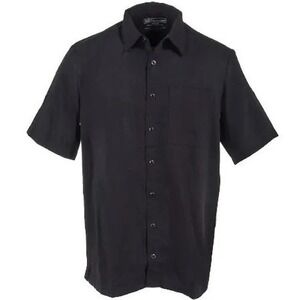 New NWT‎ 5.11 Tactical Covert Black Snap Concealed Carry Short Sleeve Shirt - L